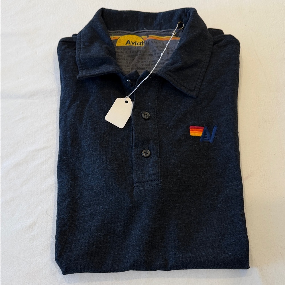 NWT Aviator Nation Men’s Polo Shirt size S